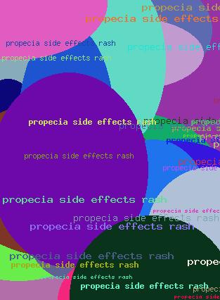 PROPECIA SIDE EFFECTS RASH